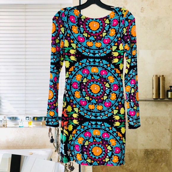 Mara Hoffman Long Sleeved Bodycon Dress - Picture 3 of 8